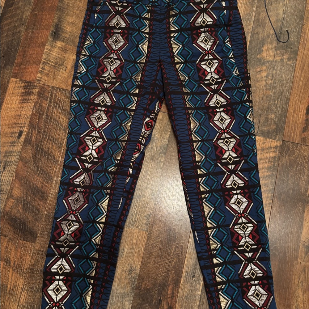 Geometric Patterned Women's Pants - Picture 2 of 4